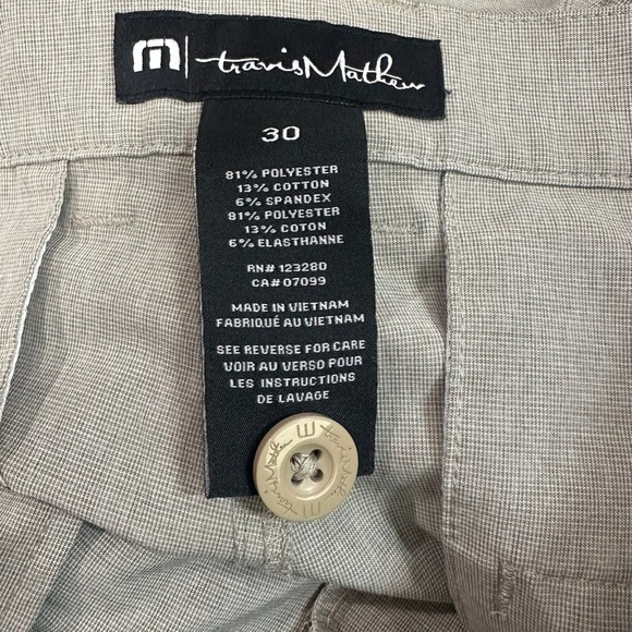 Travis Mathew Men’s Golf Shorts Beige Size 30 10” Inseam - Picture 8 of 8